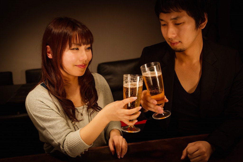 好きな人と乾杯